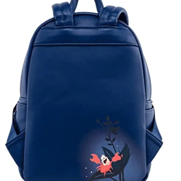 Disney Loungefly The Little Mermaid Gondola Scene Backpack NWT - Picture 4 of 5